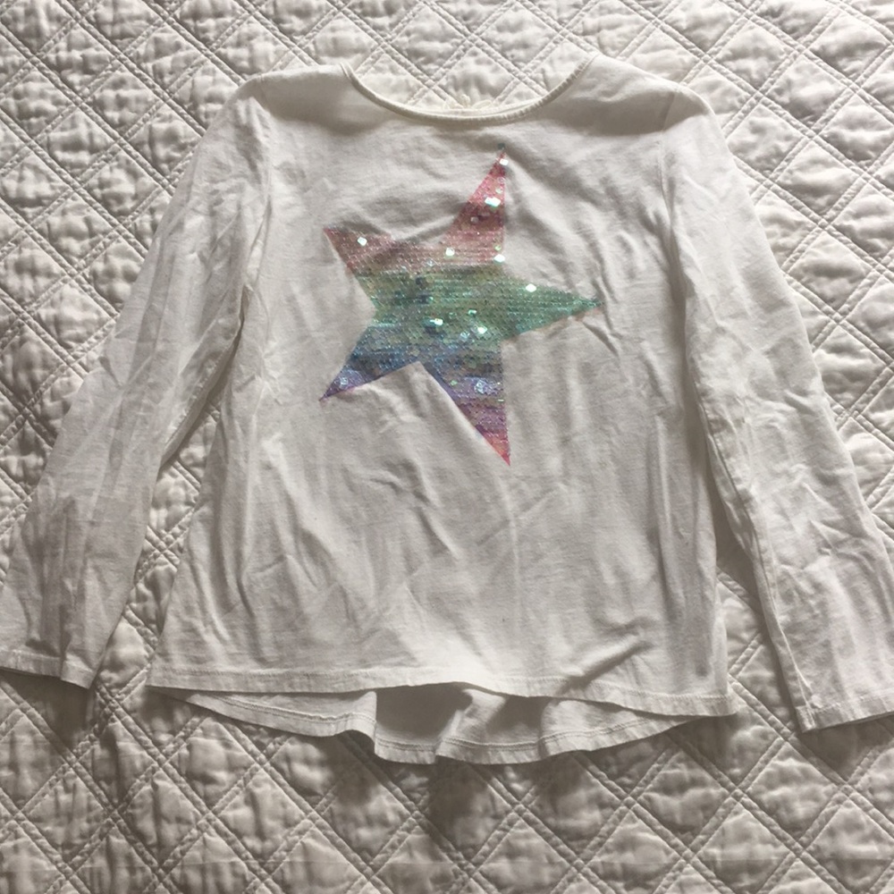 Star sequin ls girls 12